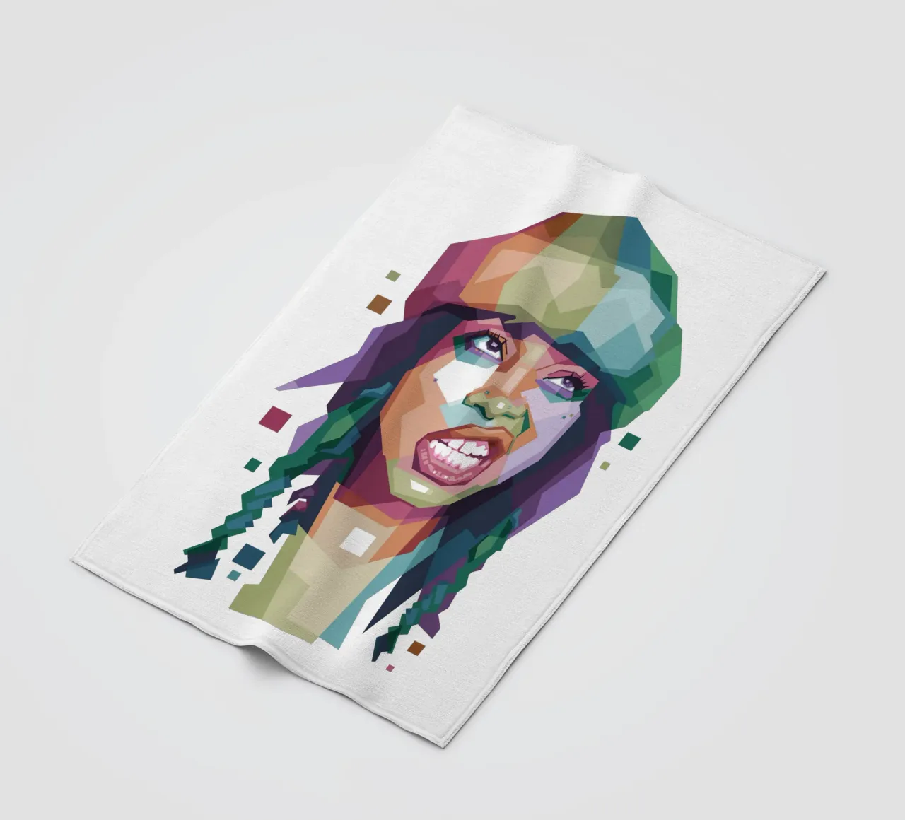 Erykah Badu WPAP di tendenza ora coperta in pile da Alkahfsmart