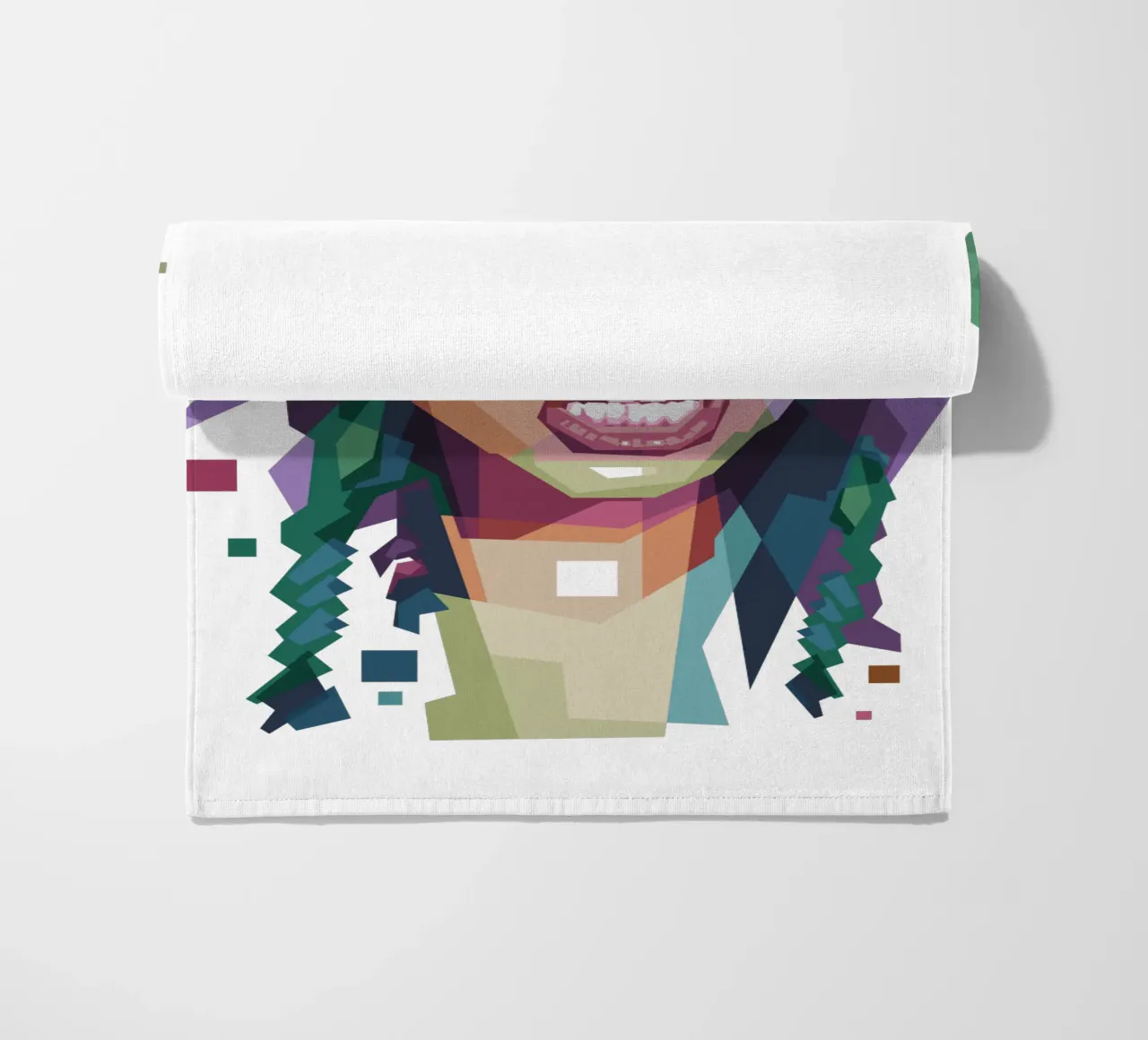 Erykah Badu WPAP di tendenza ora telo mare da Alkahfsmart