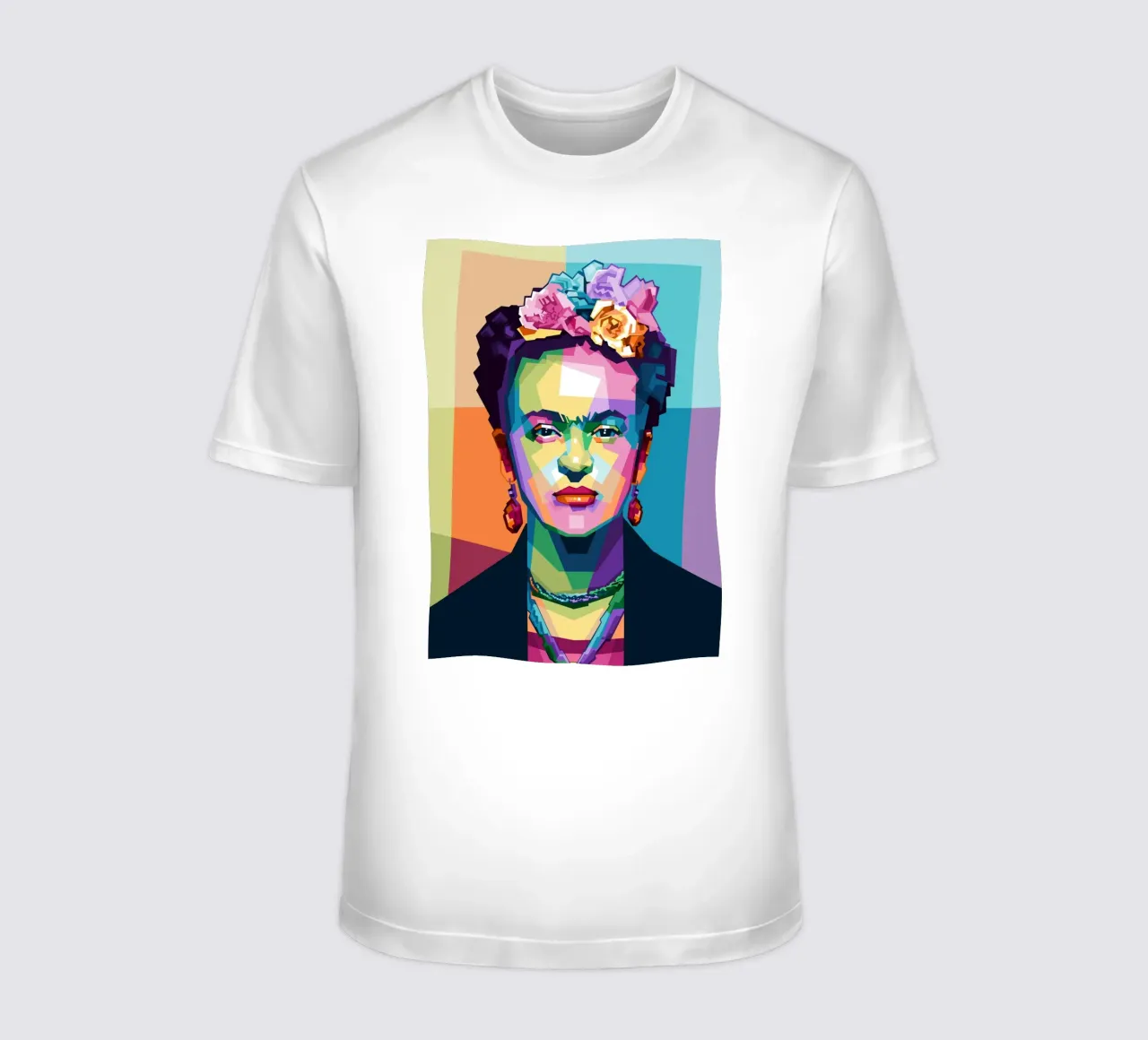 Kahlo WPAP di tendenza ora t-shirt da Alkahfsmart