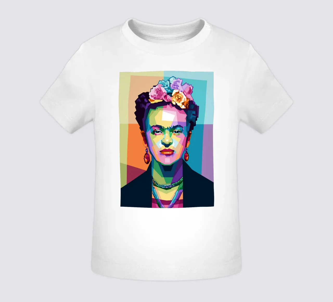 Kahlo WPAP trending now baby t-shirt by Alkahfsmart