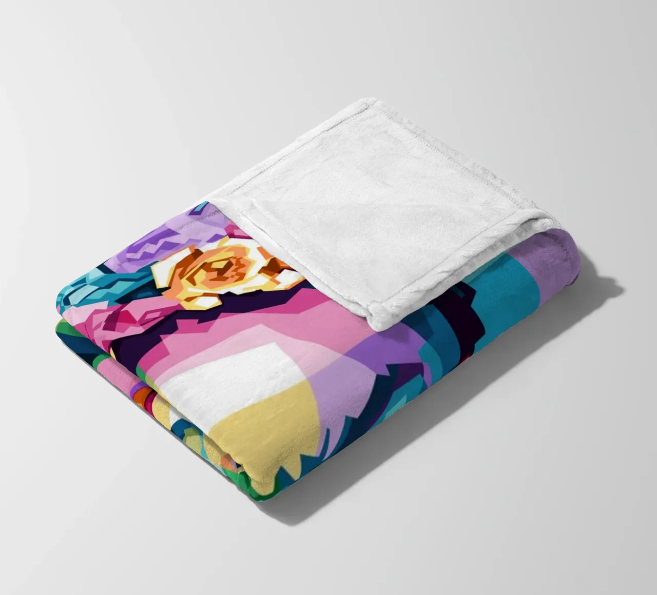Kahlo WPAP trending now fleece blanket by Alkahfsmart