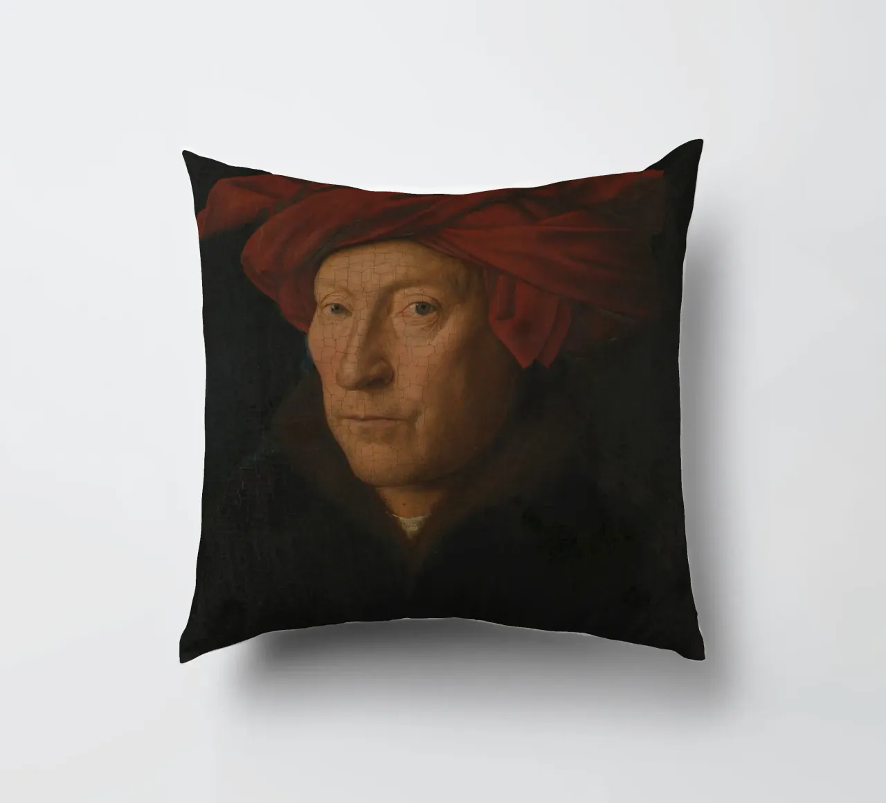 Jan Van Eyck - Ritratto di uomo cuscino da William Store