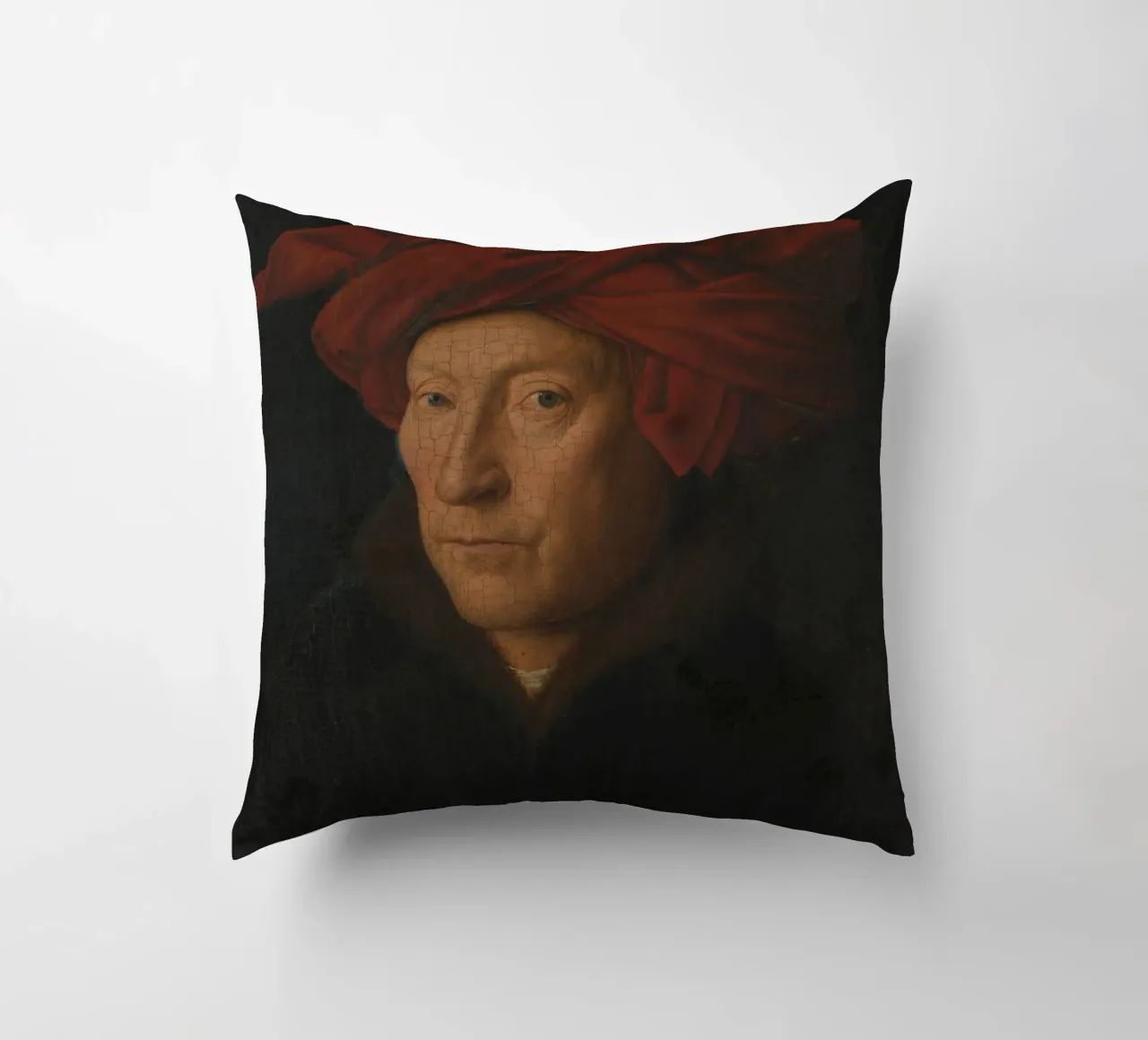 Jan Van Eyck - Ritratto di uomo cuscino da William Store