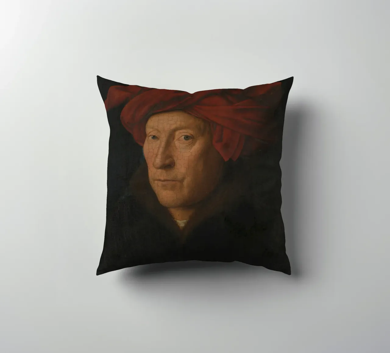 Jan Van Eyck - Ritratto di uomo cuscino da William Store