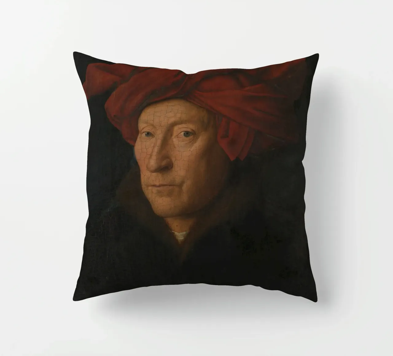 Jan Van Eyck - Ritratto di uomo cuscino da William Store