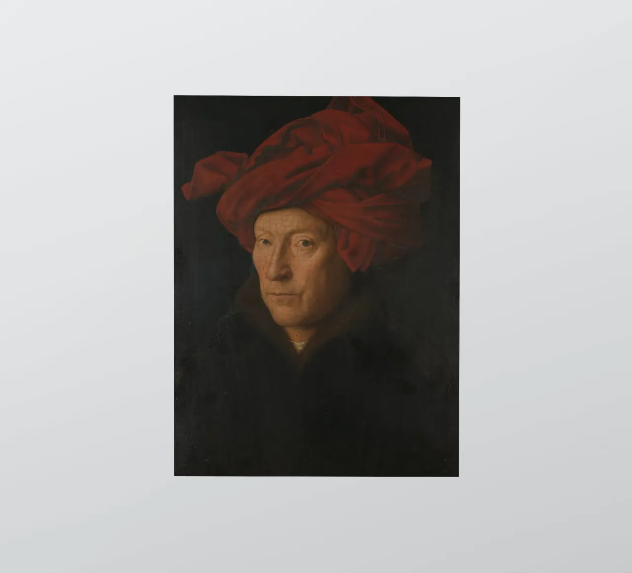 Jan Van Eyck - Portrait of a Man sticker by William Store
