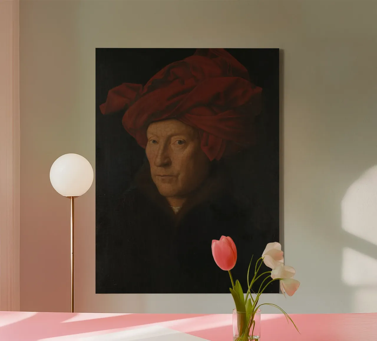 Jan Van Eyck - Portrait of a Man canvas by William Store