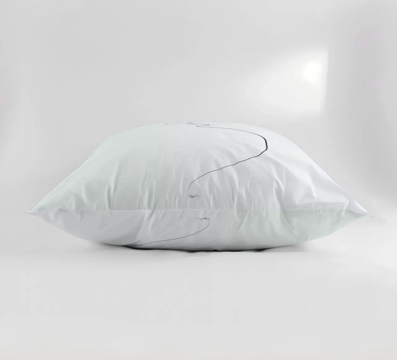 One Line Cat 0207 cuscino da Quibe