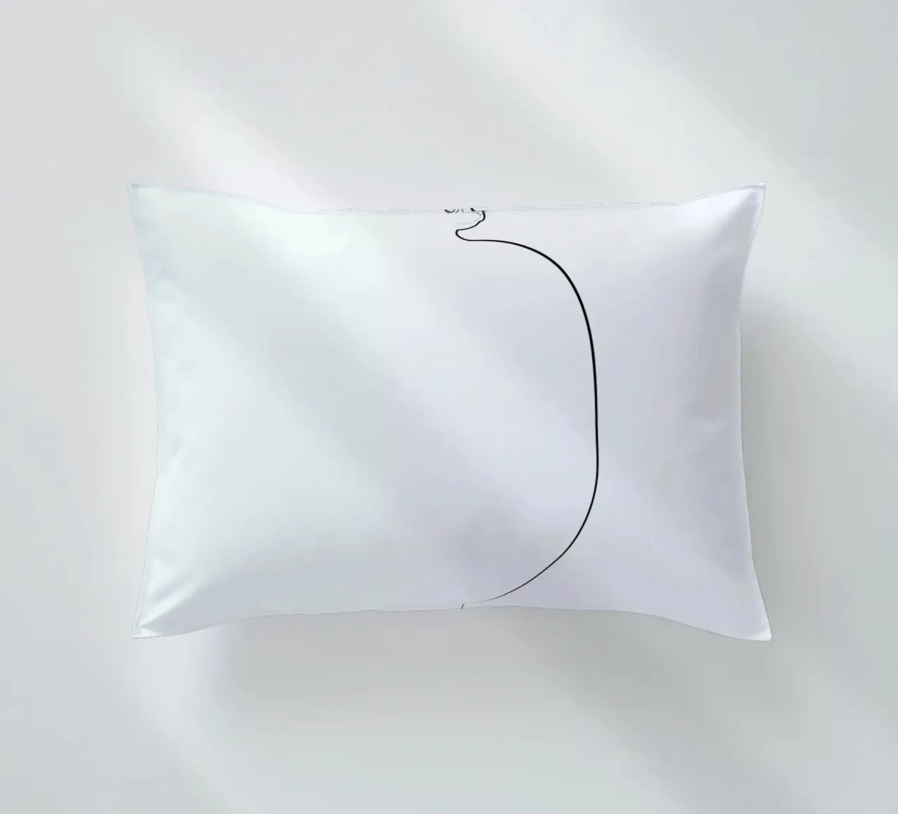 One Line Cat 0207 cuscino da Quibe