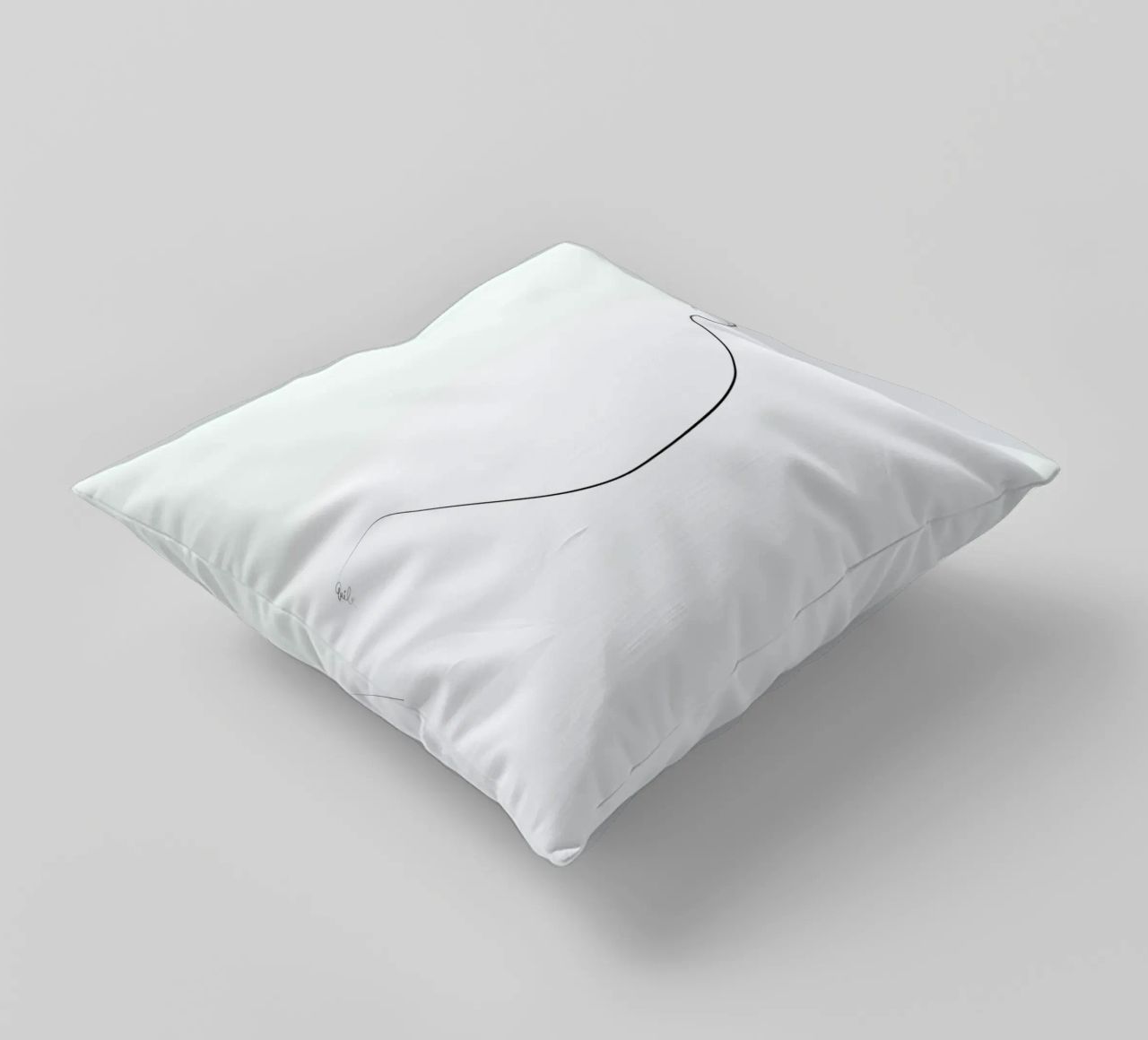 One Line Cat 0207 cuscino da Quibe