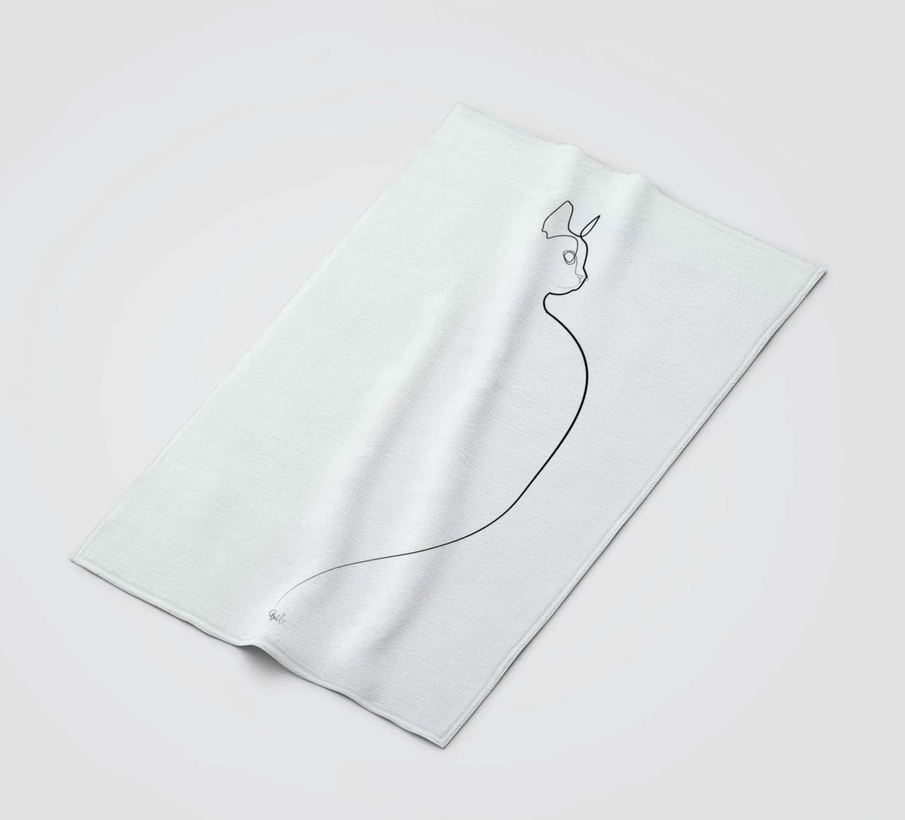 One Line Cat 0207 coperta in pile da Quibe