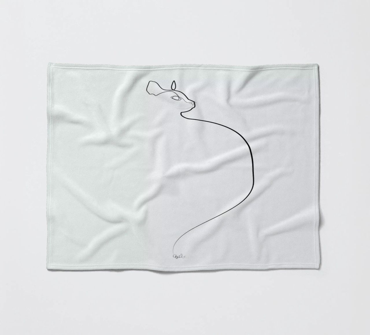 One Line Cat 0207 coperta in pile da Quibe
