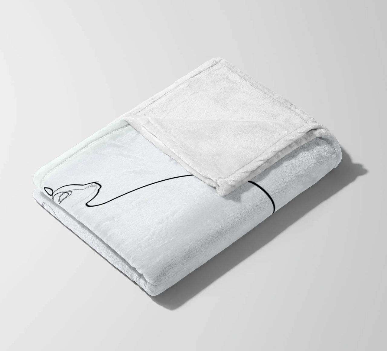One Line Cat 0207 coperta in pile da Quibe