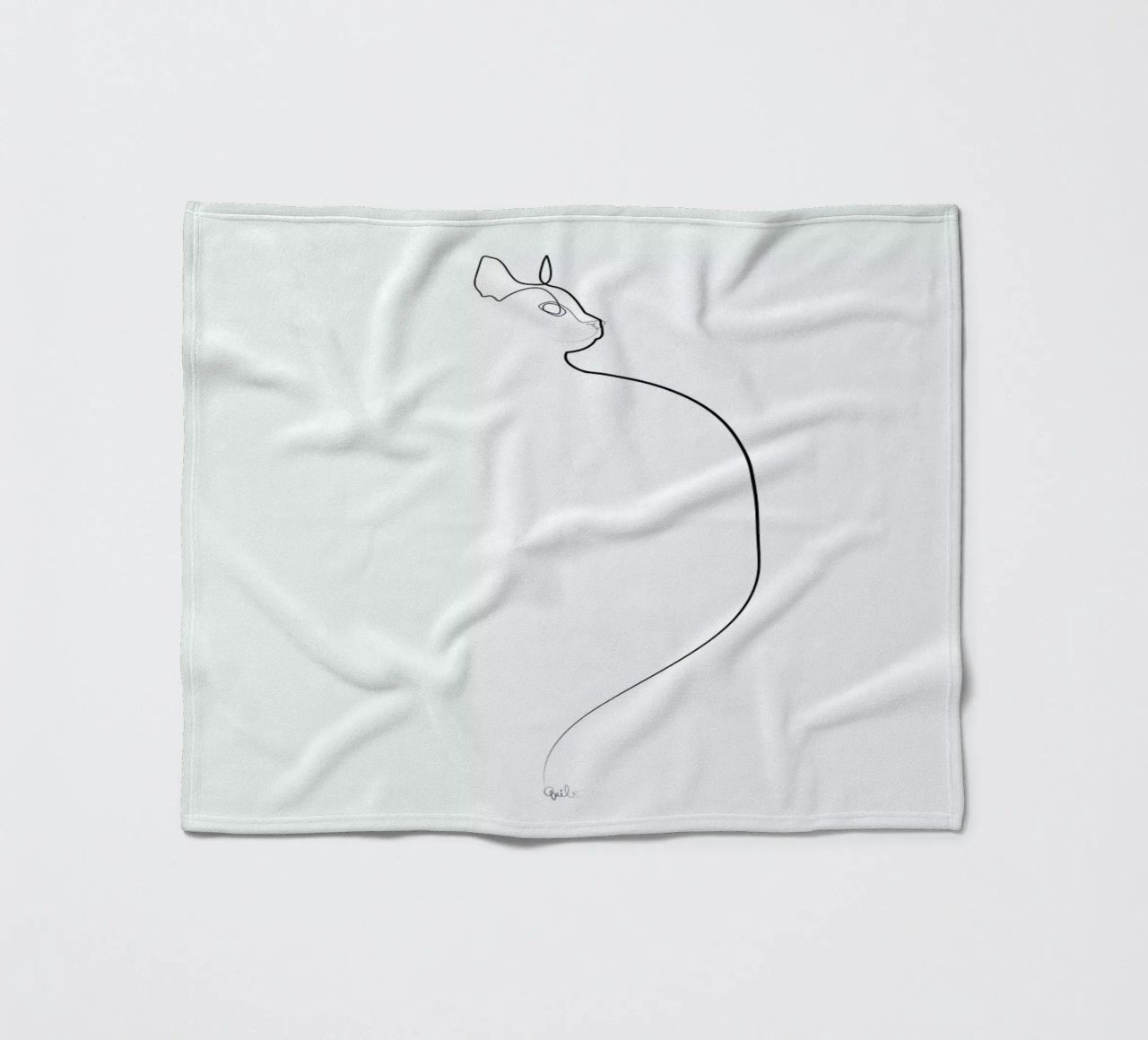 One Line Cat 0207 coperta in pile da Quibe