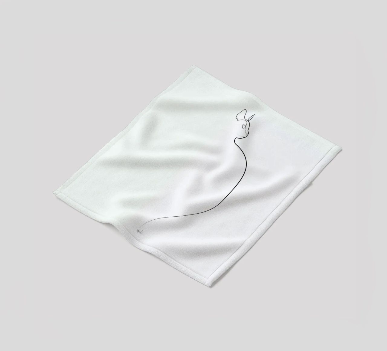 One Line Cat 0207 coperta in pile da Quibe