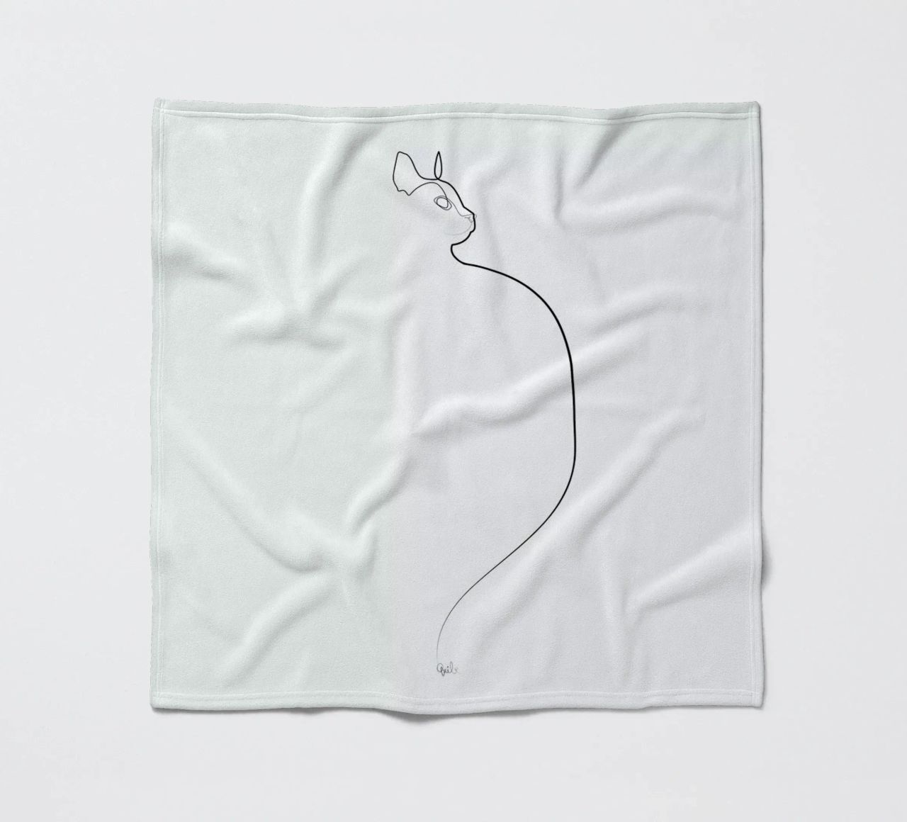 One Line Cat 0207 coperta in pile da Quibe