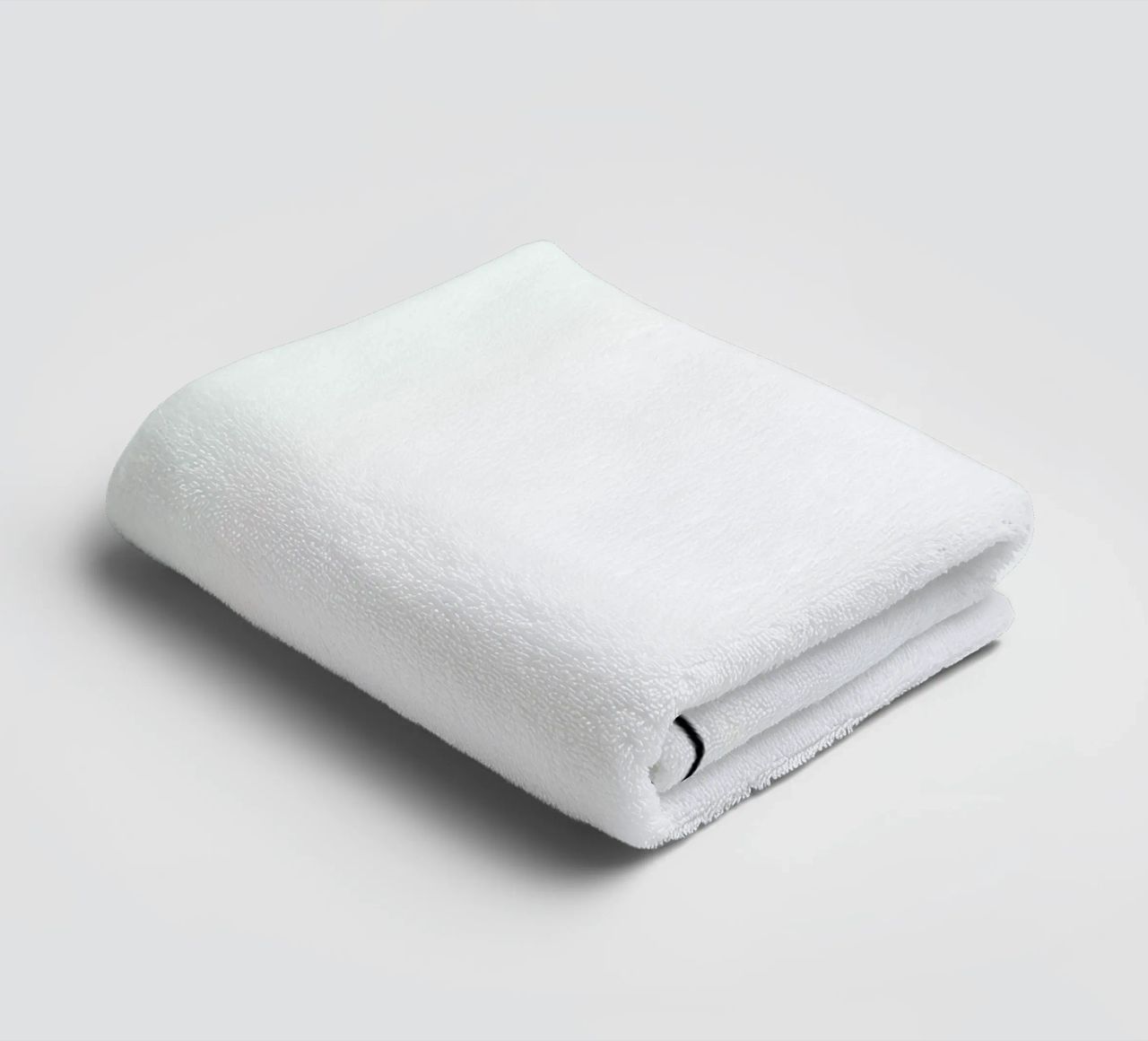 One Line Cat 0207 towel by Quibe