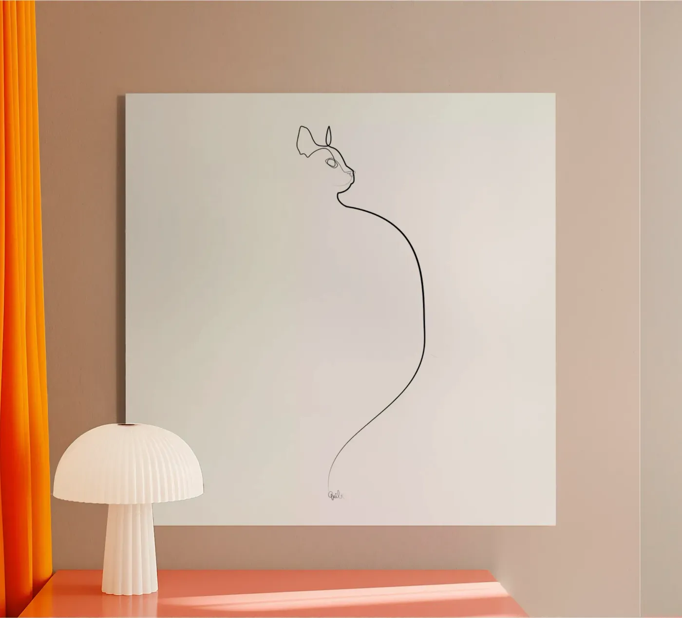 One Line Cat 0207 plexiglass da Quibe