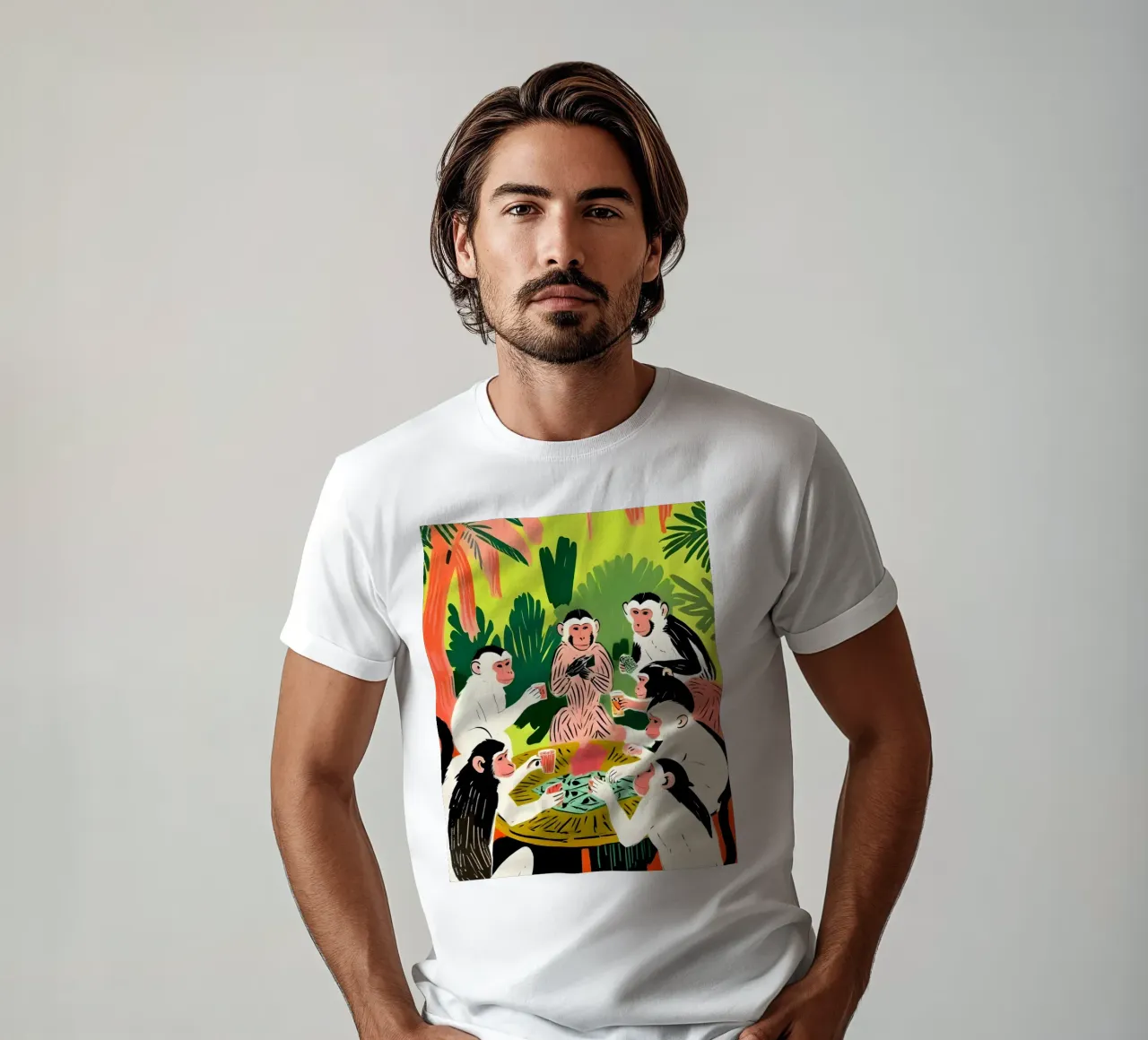 Monkey Poker e Royal Flush t-shirt da 83oranges
