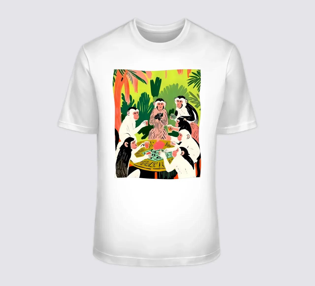 Monkey Poker e Royal Flush t-shirt da 83oranges