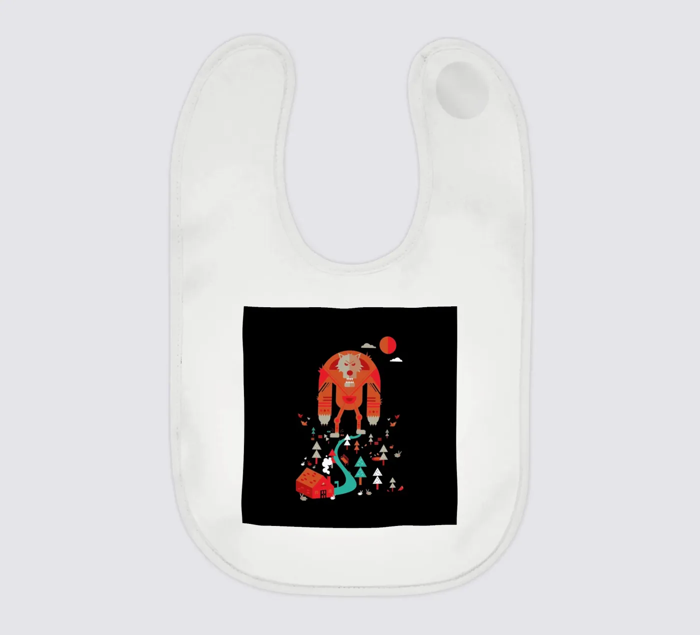 Wolf bavoir de Petros Afshar