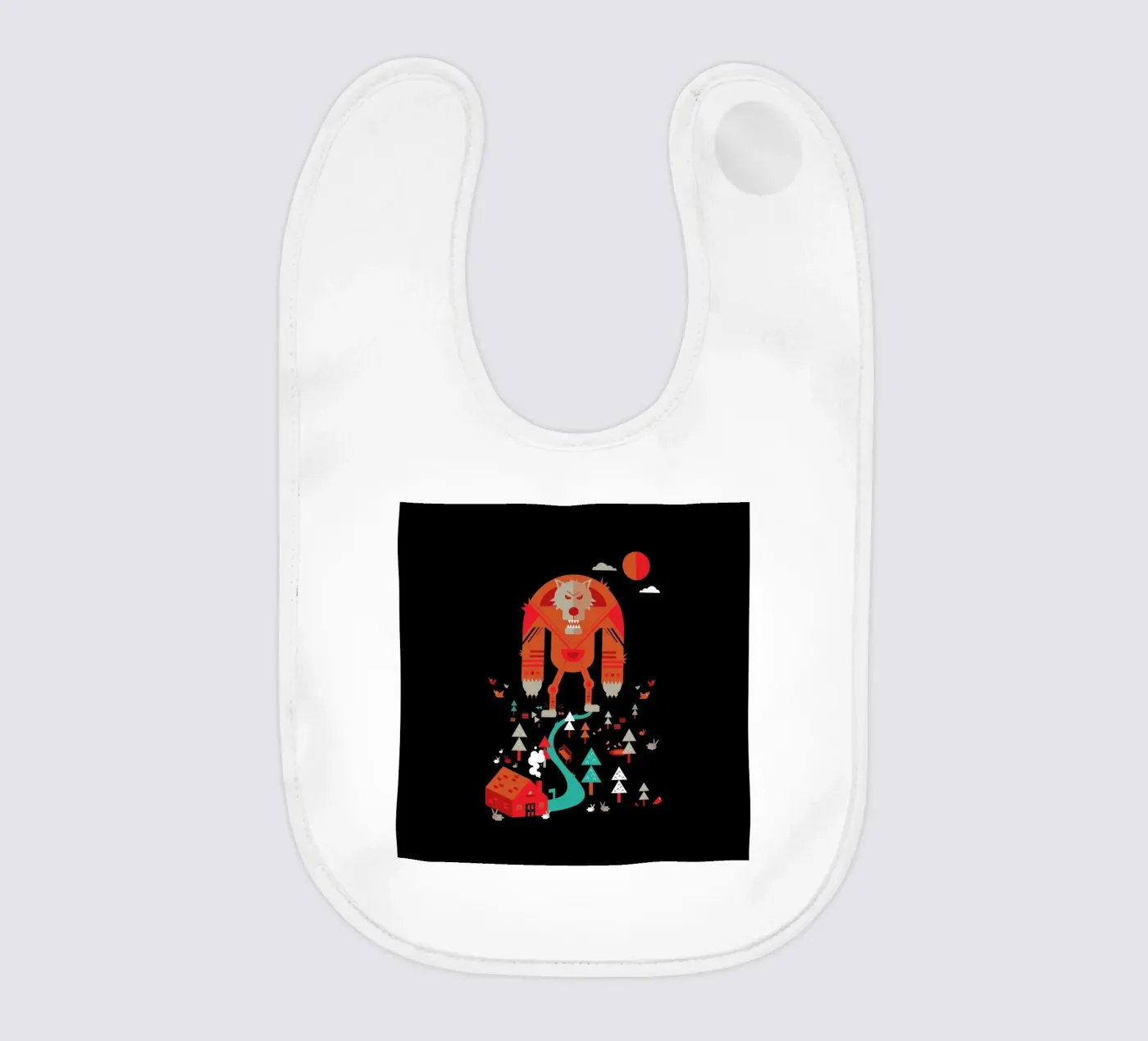 Wolf bavoir de Petros Afshar