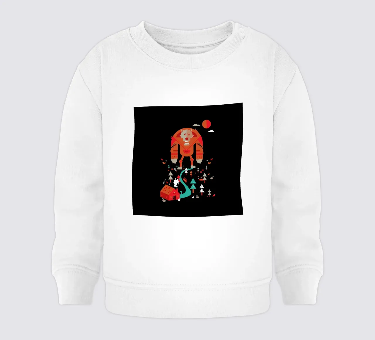 Wolf felpa neonato da Petros Afshar