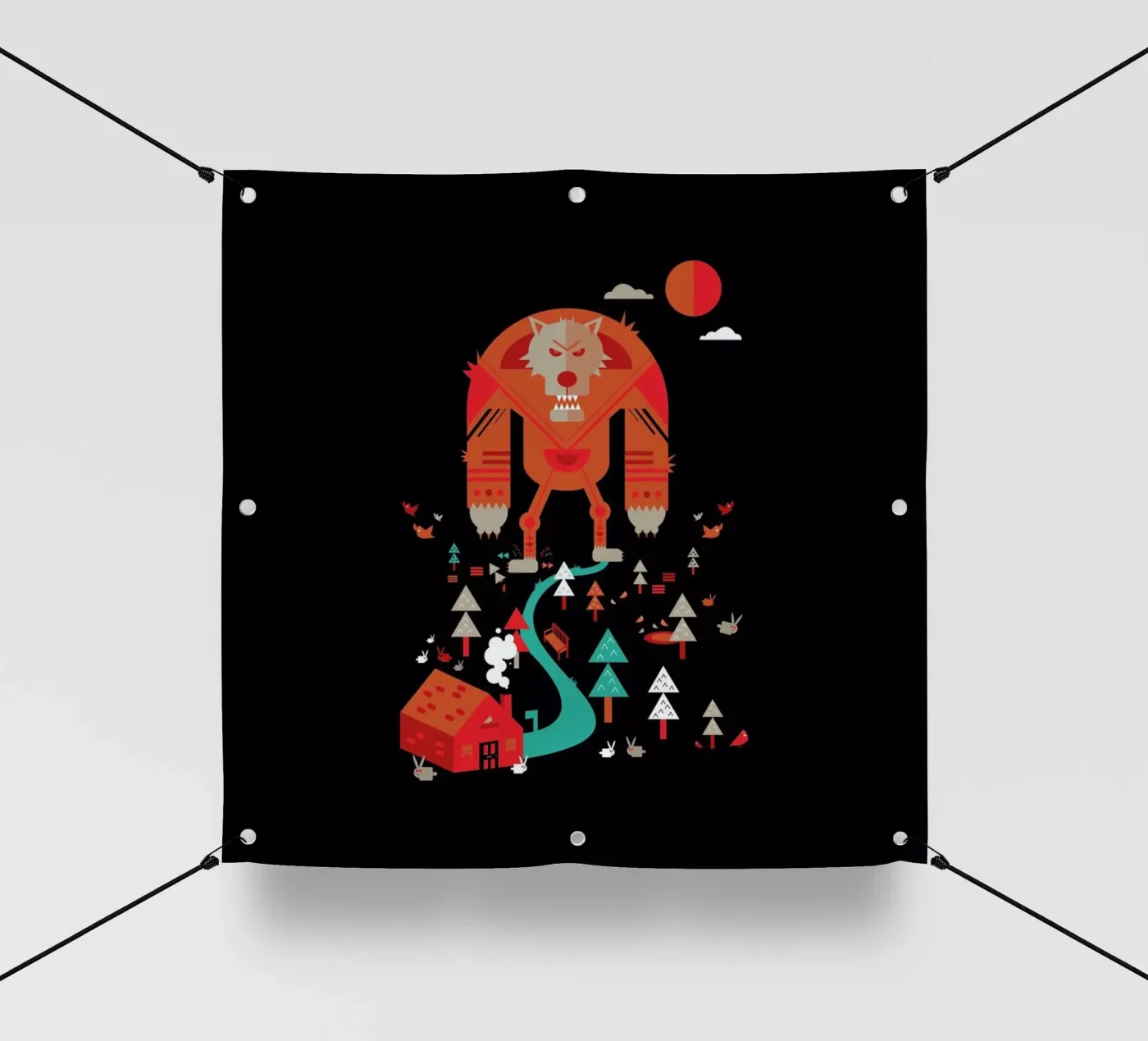 Wolf PVC Plane von Petros Afshar