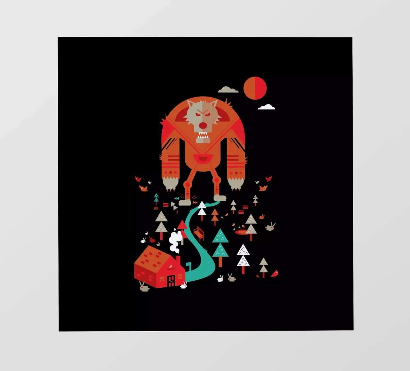 Wolf PVC Plane von Petros Afshar