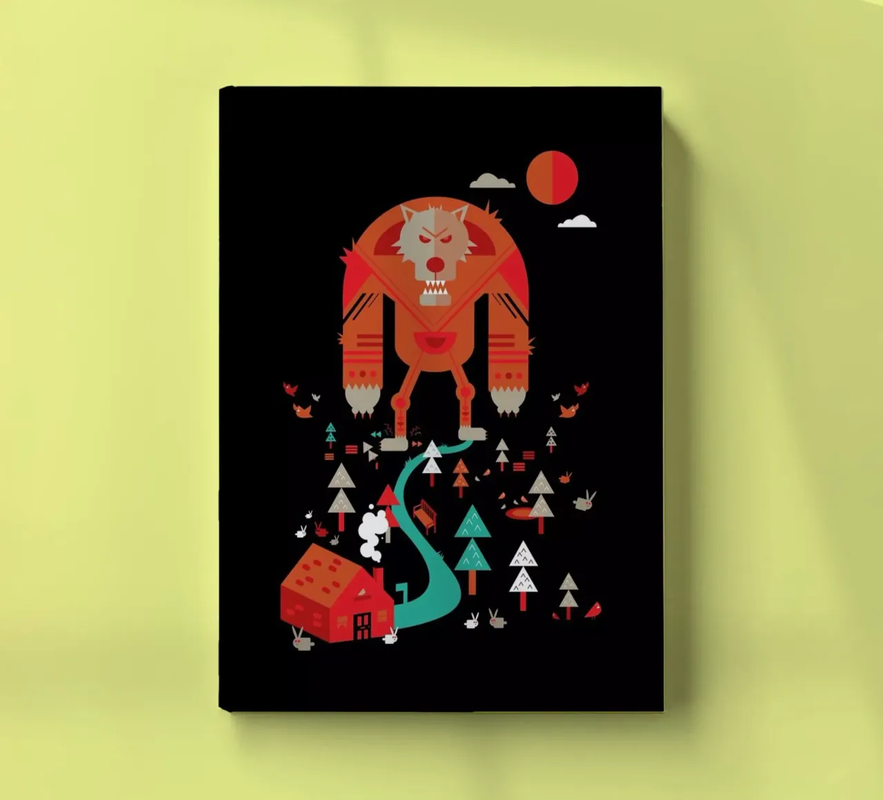 Wolf notebook by Petros Afshar