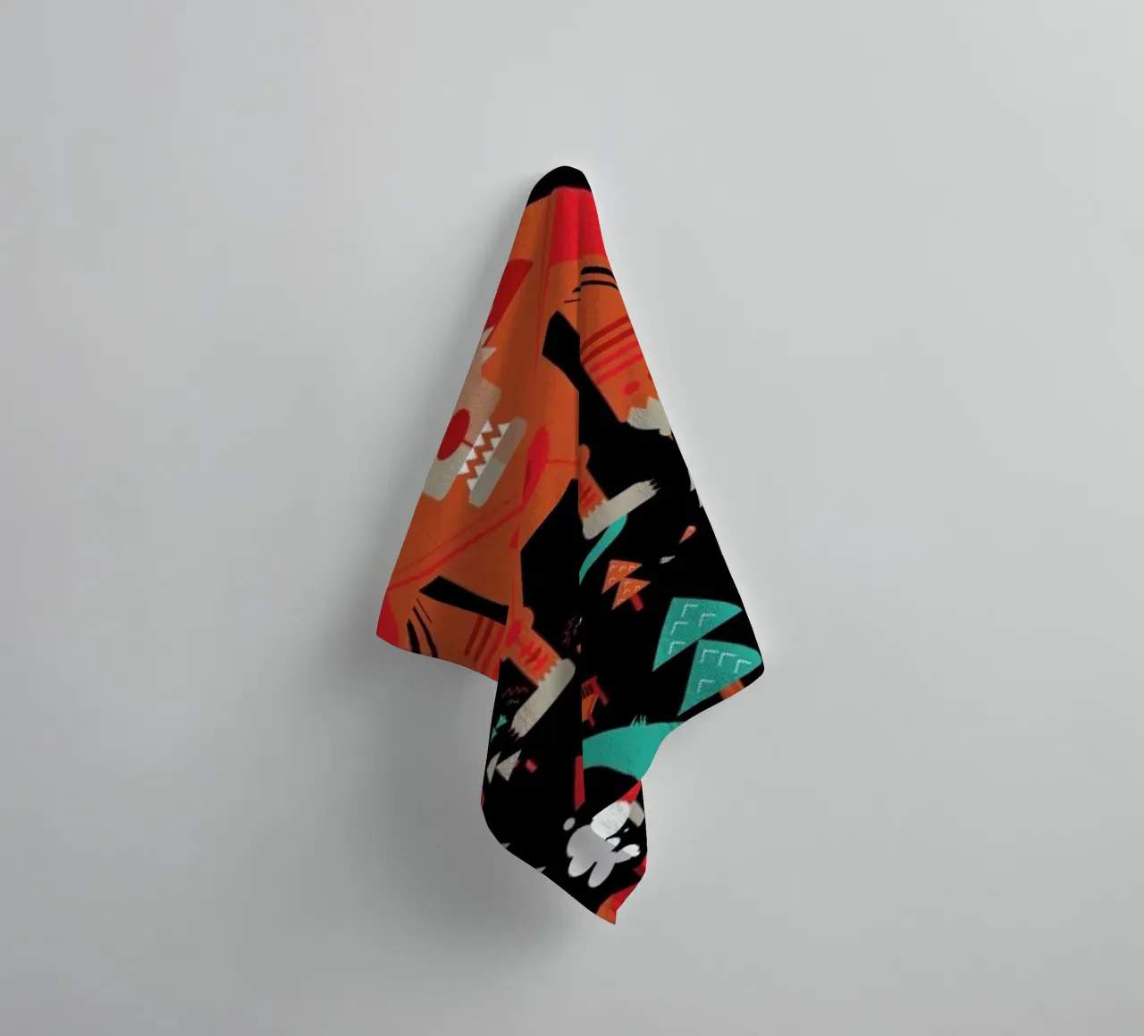 Wolf towel by Petros Afshar