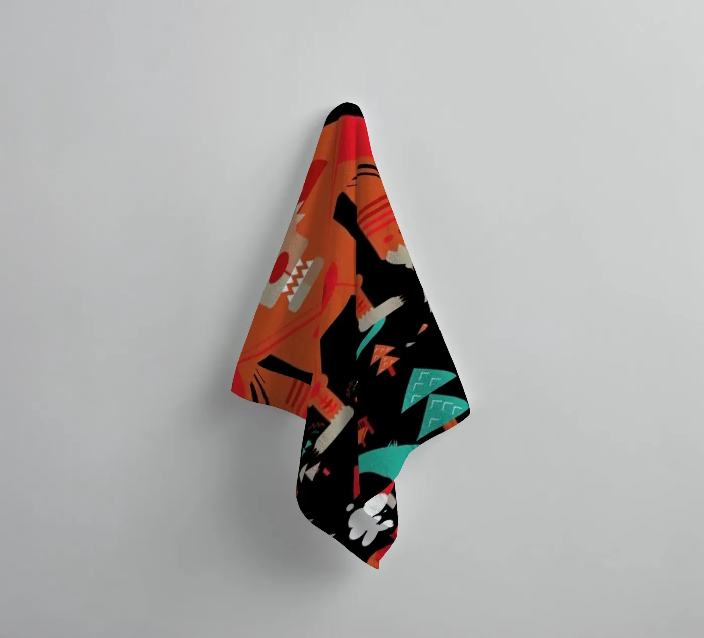 Wolf badhanddoek van Petros Afshar