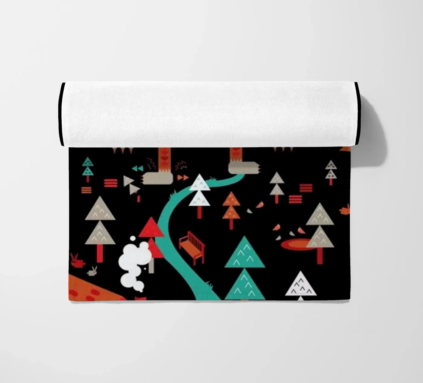 Wolf strandhanddoek van Petros Afshar