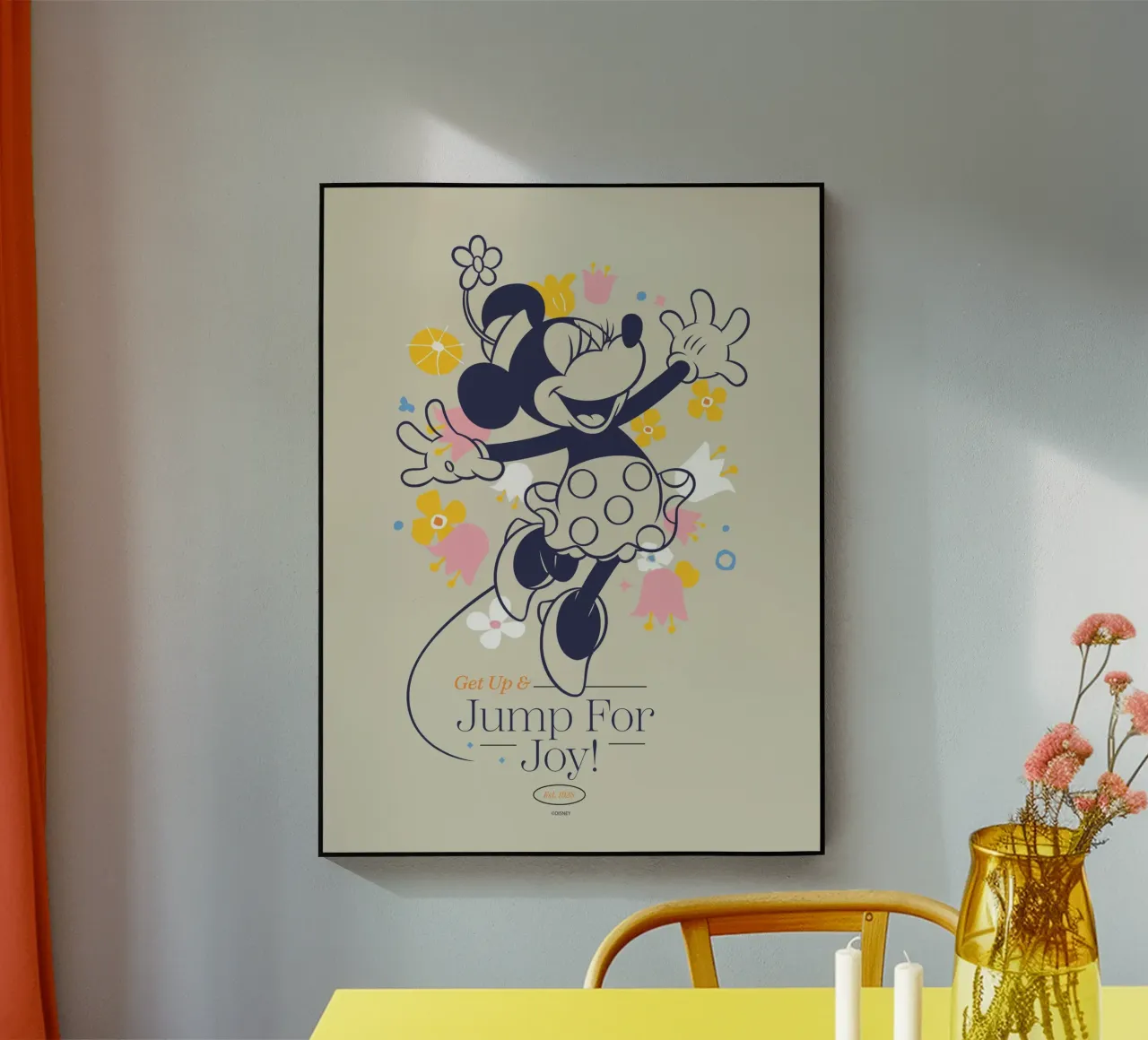 Minnie Mouse - Joy acryl van Mickey Mouse
