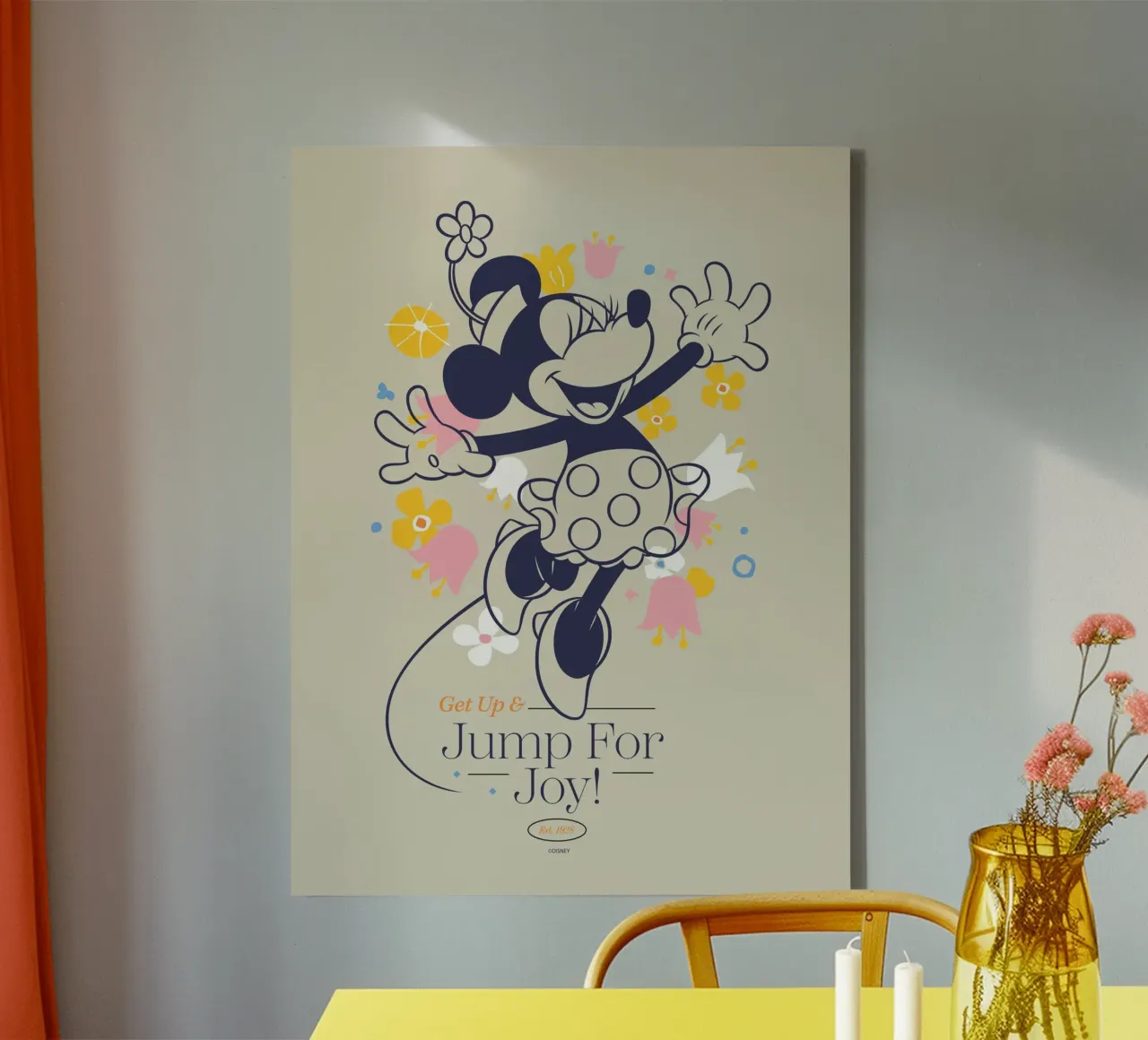 Minnie Mouse - Joy tela con Cornice a cassetta da Mickey Mouse