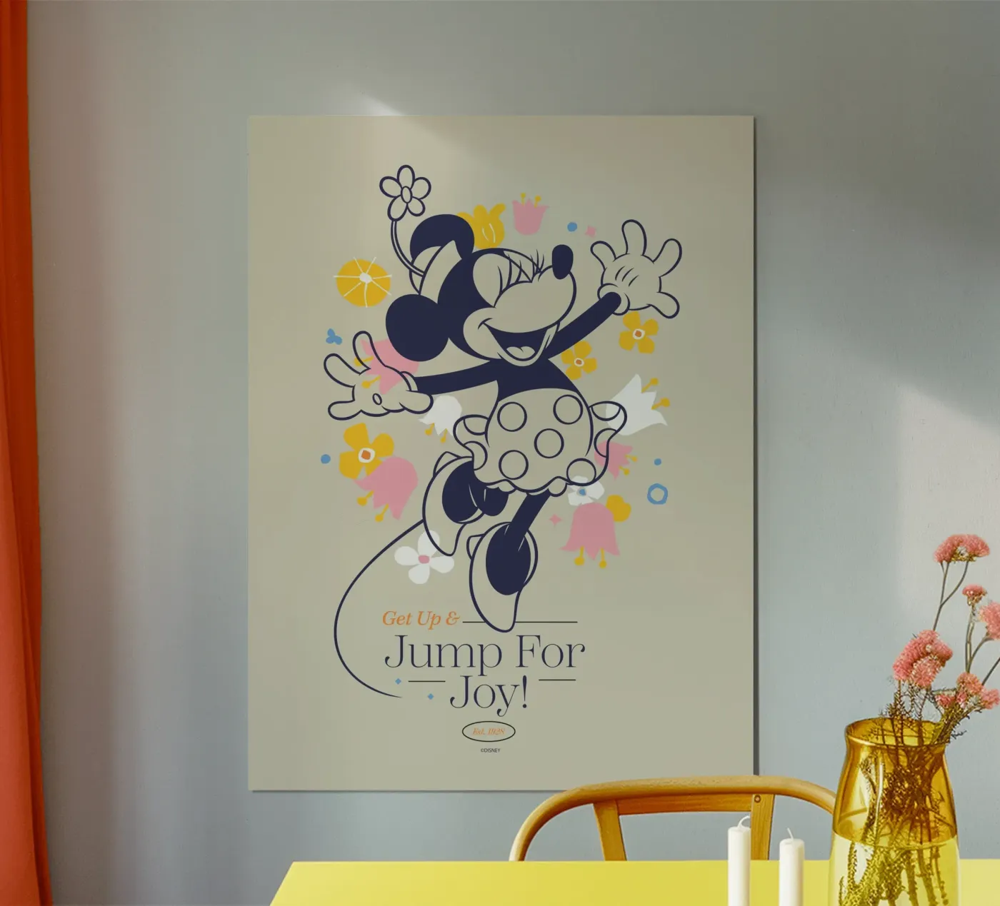Minnie Mouse - Joy poster van Mickey Mouse