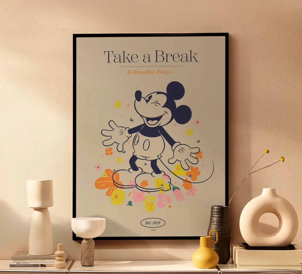 Mickey - breath easy hahnemühle by Mickey Mouse