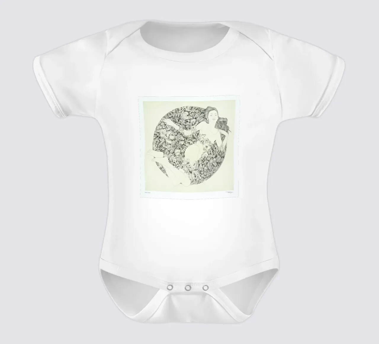 Bower of Bliss body neonato maniche corte da Faunesque