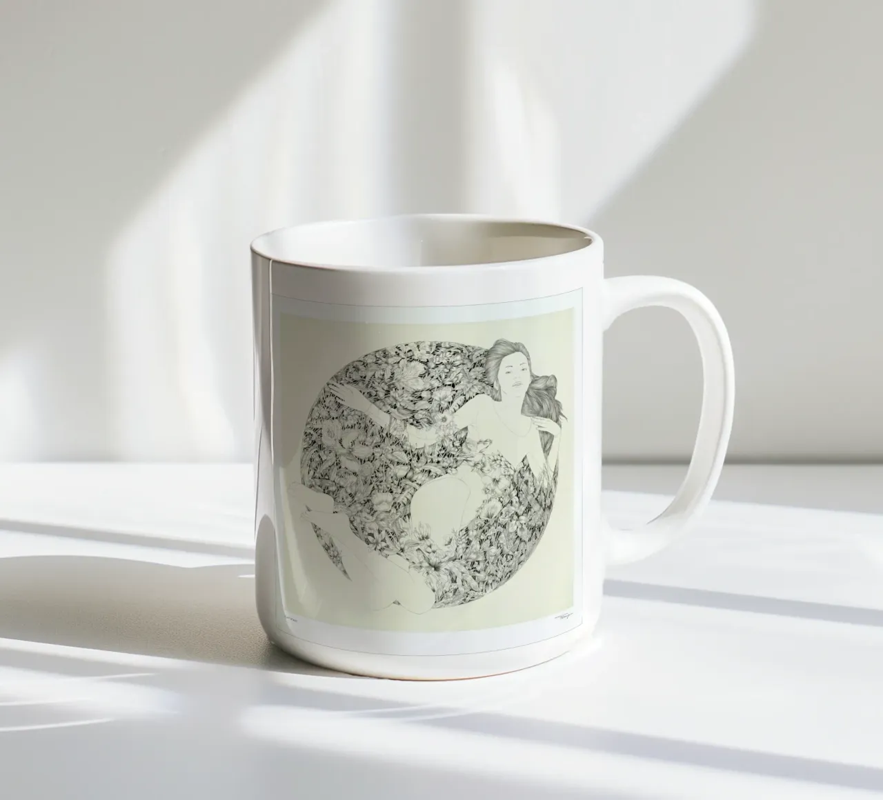 Bower of Bliss tazza in ceramica da Faunesque