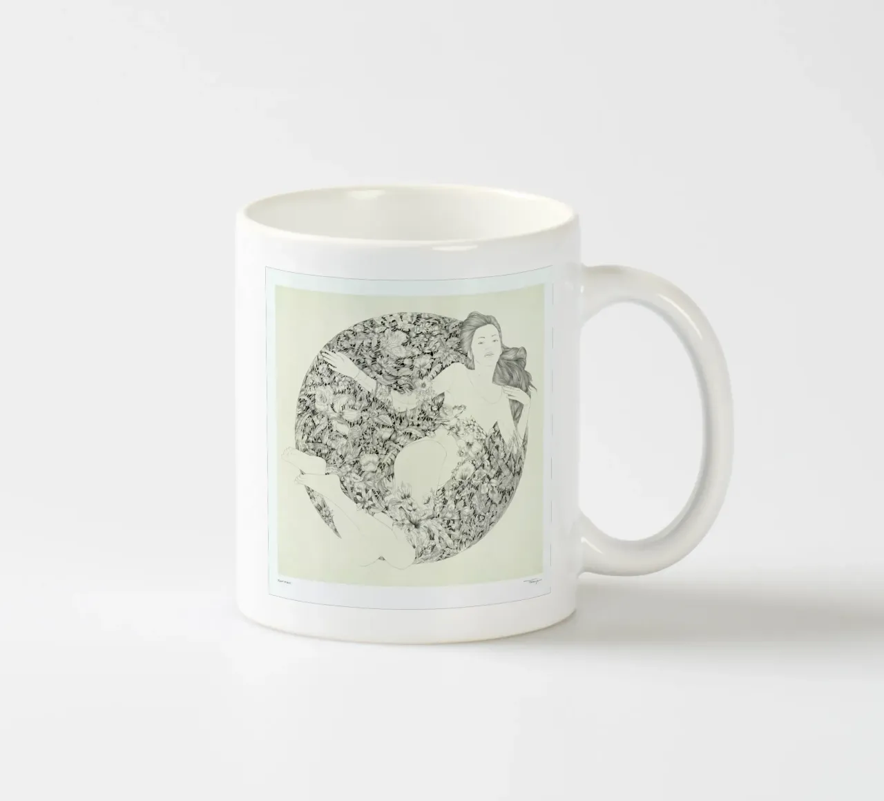Bower of Bliss tazza in ceramica da Faunesque