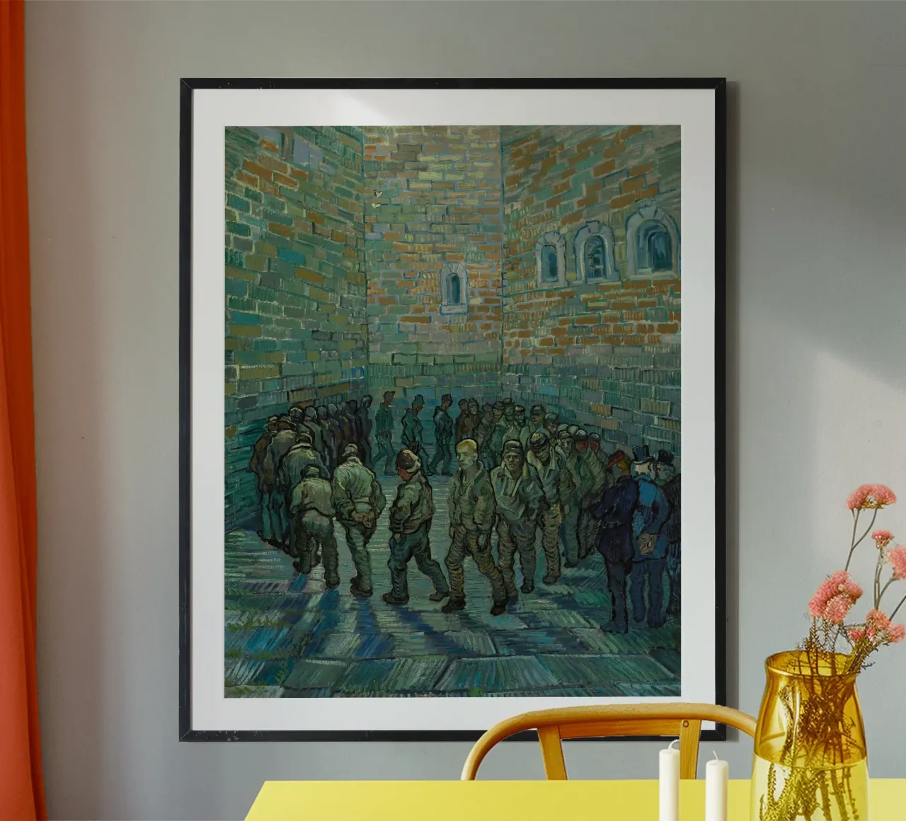 Vincent van Gogh - Il cortile della prigione poster da Timeless Artworks