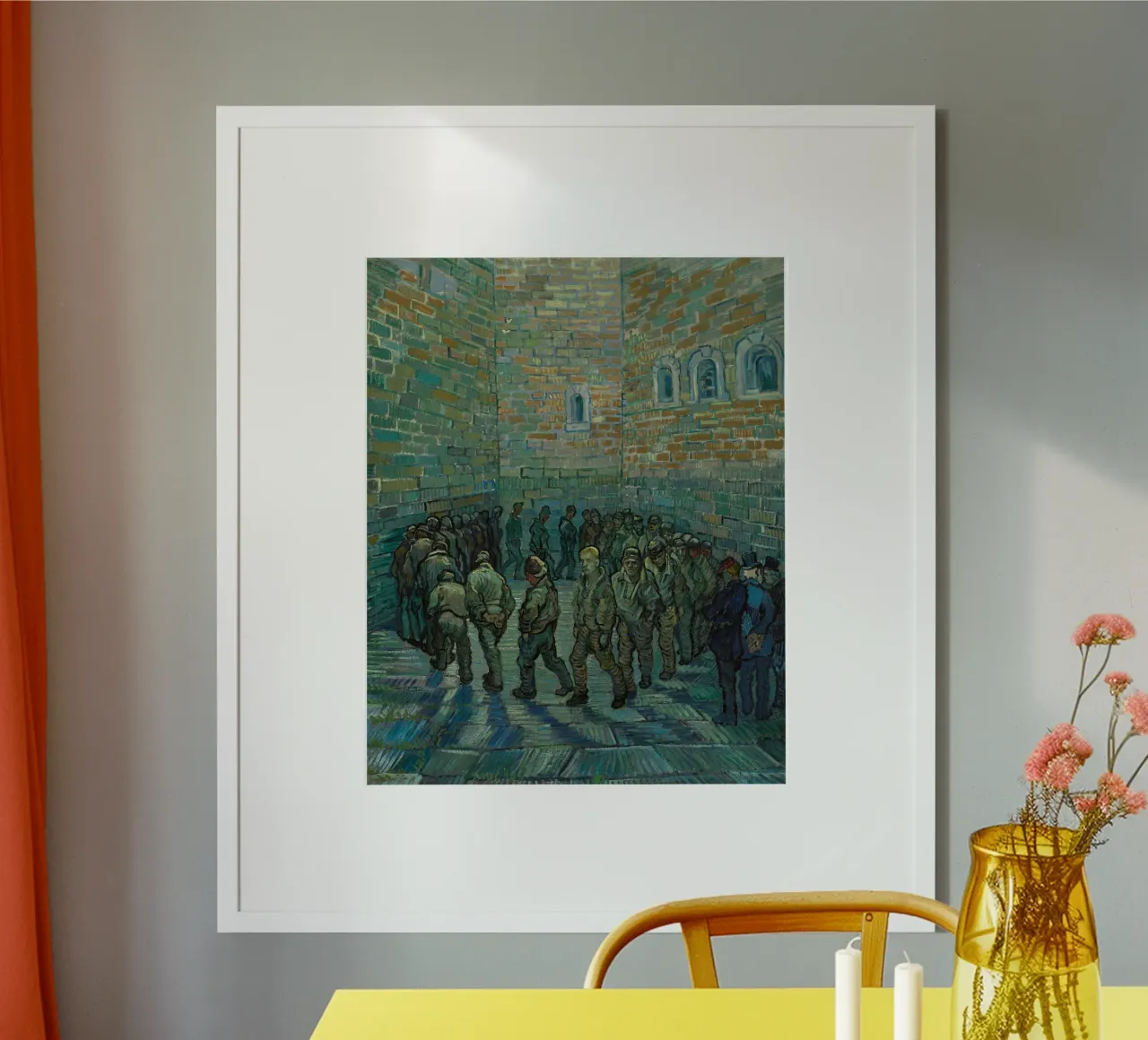 Vincent van Gogh - Il cortile della prigione poster da Timeless Artworks