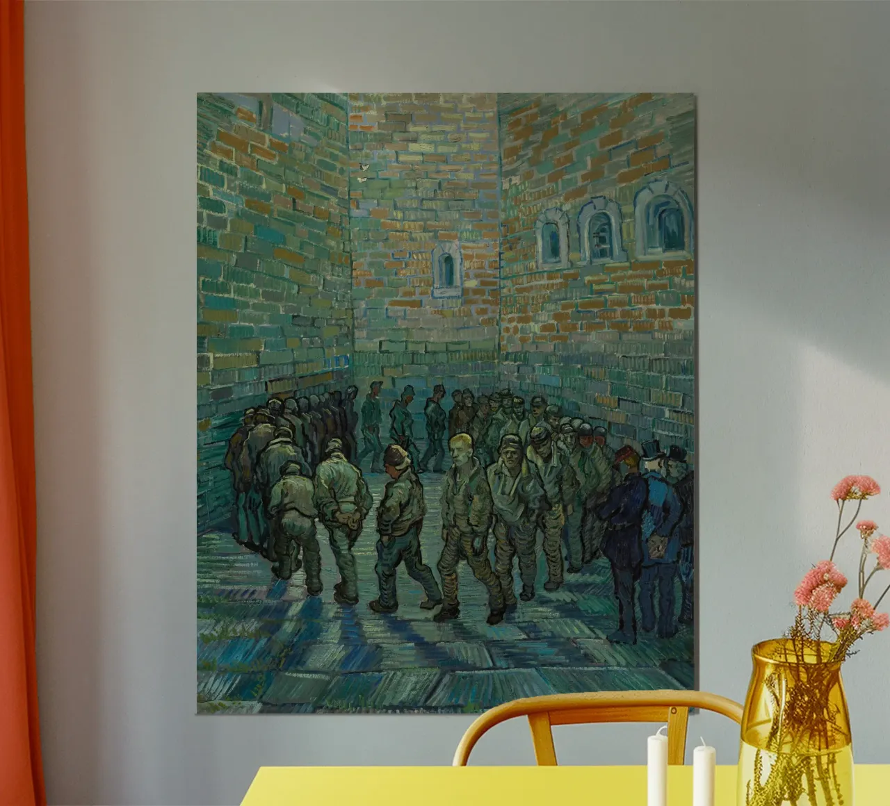 Vincent van Gogh - Il cortile della prigione poster da Timeless Artworks