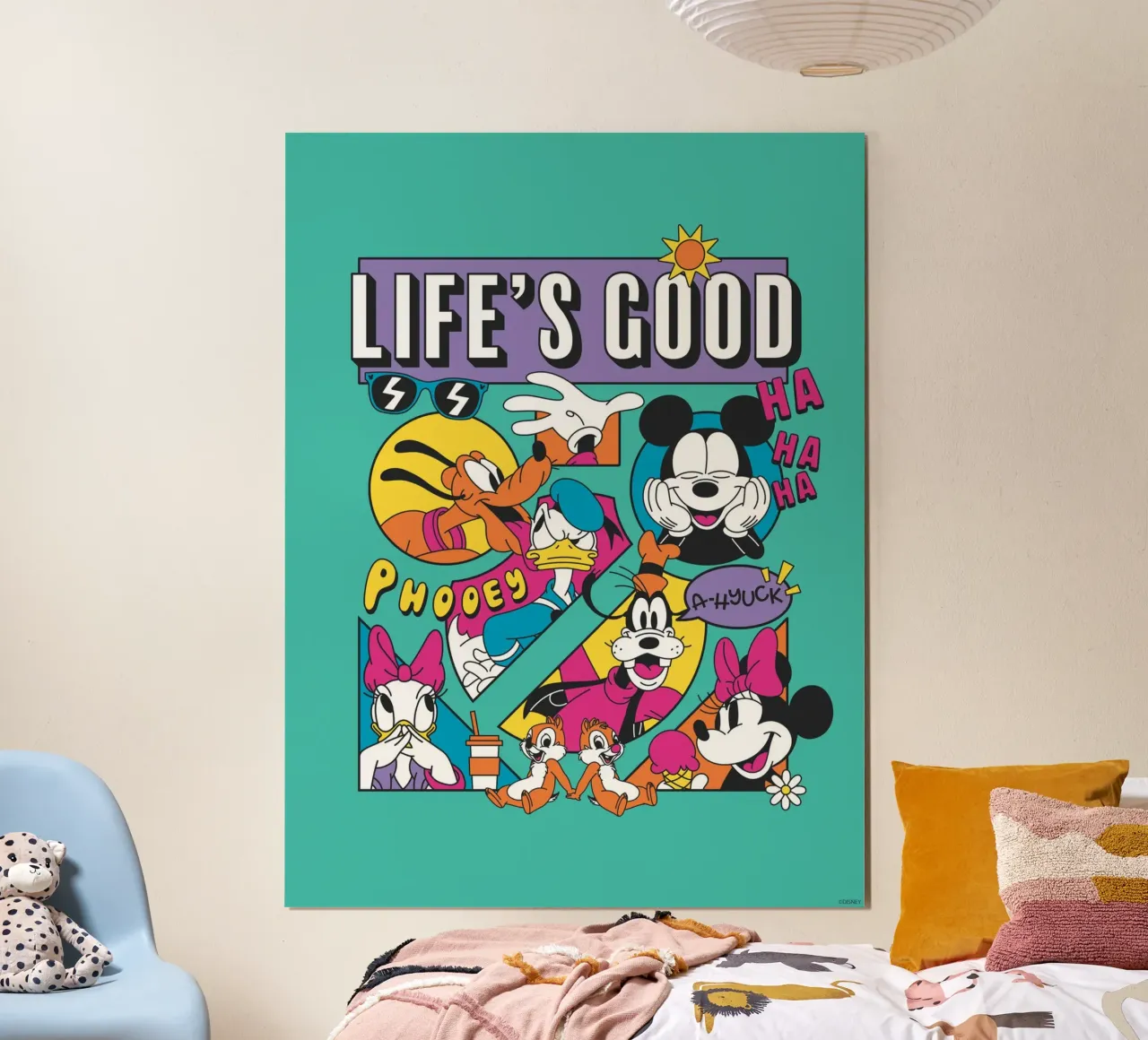 Mickey & Friends - Life´s good poster con telaio in plastica da Mickey Mouse