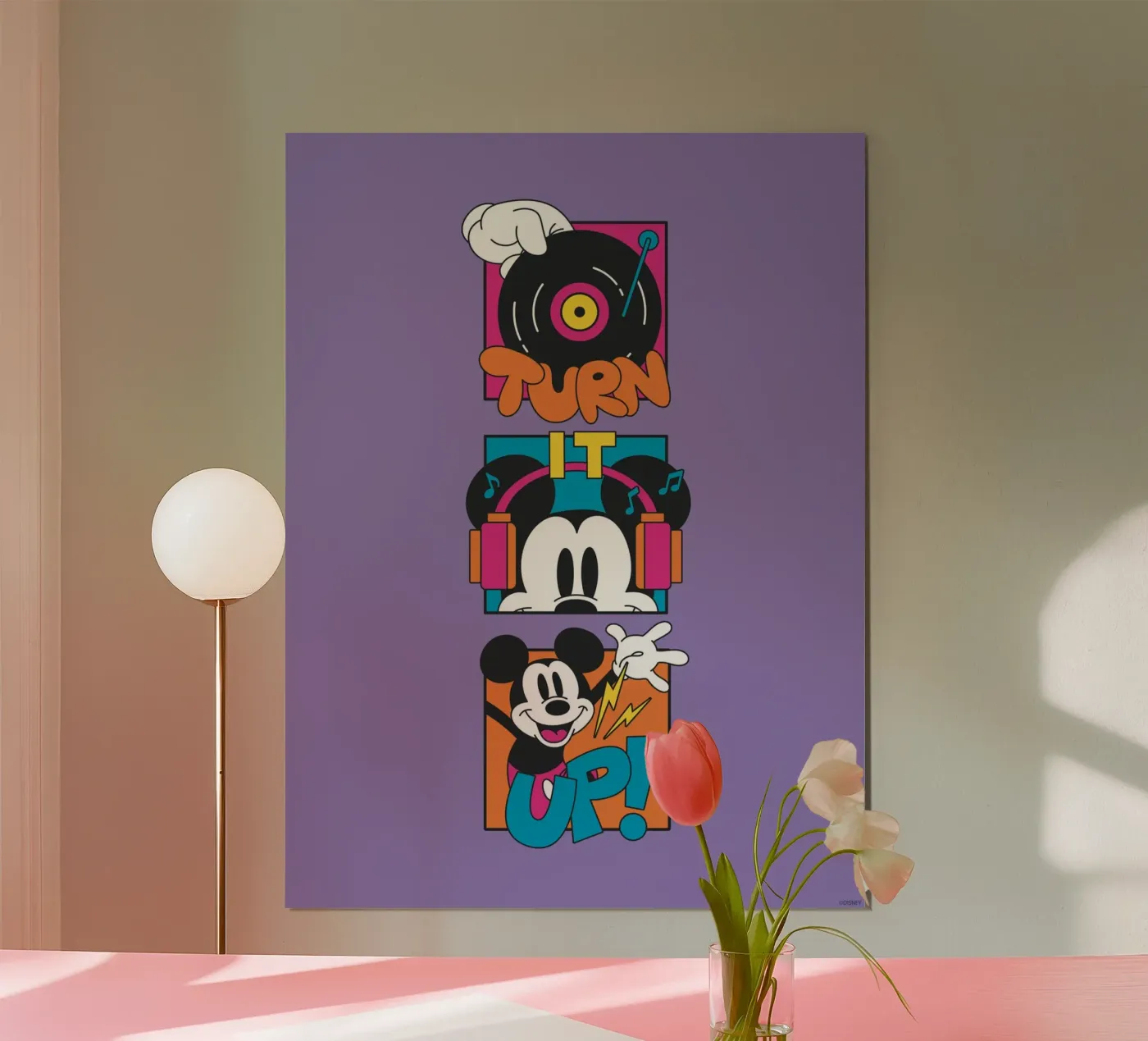 DJ Mickey poster by Mickey Mouse