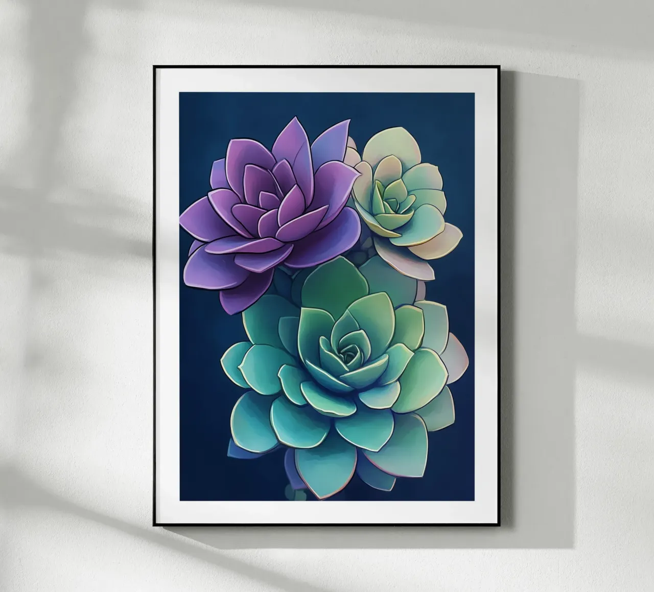 Succulente colorate plexiglass da Flora & Horizon