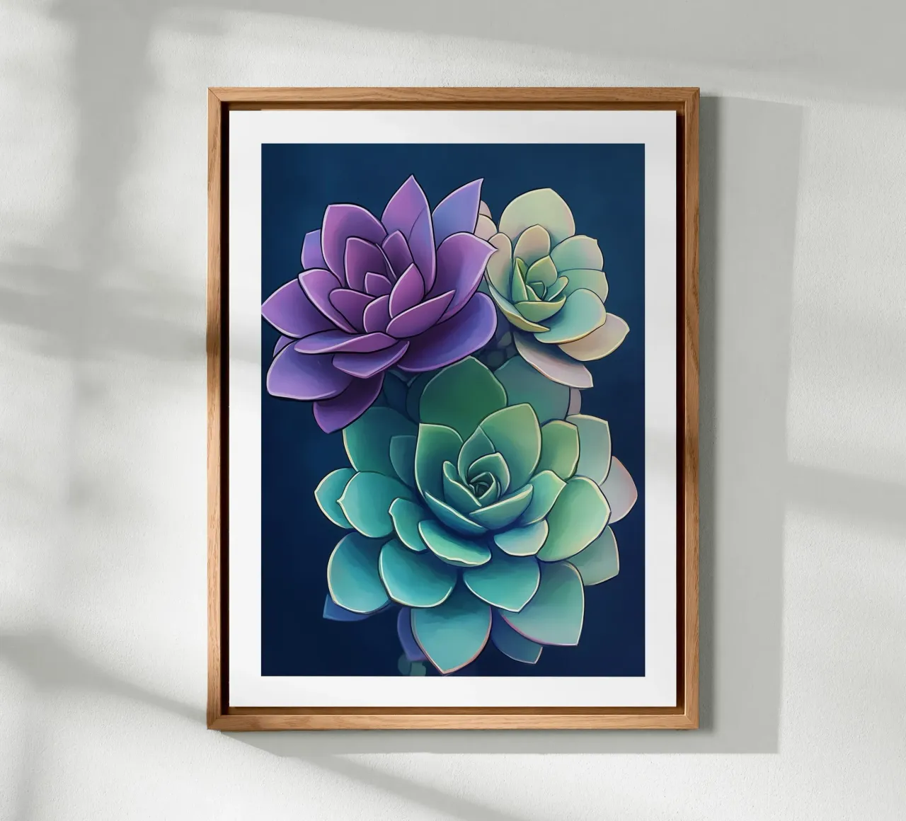 Succulente colorate alluminio dibond da Flora & Horizon