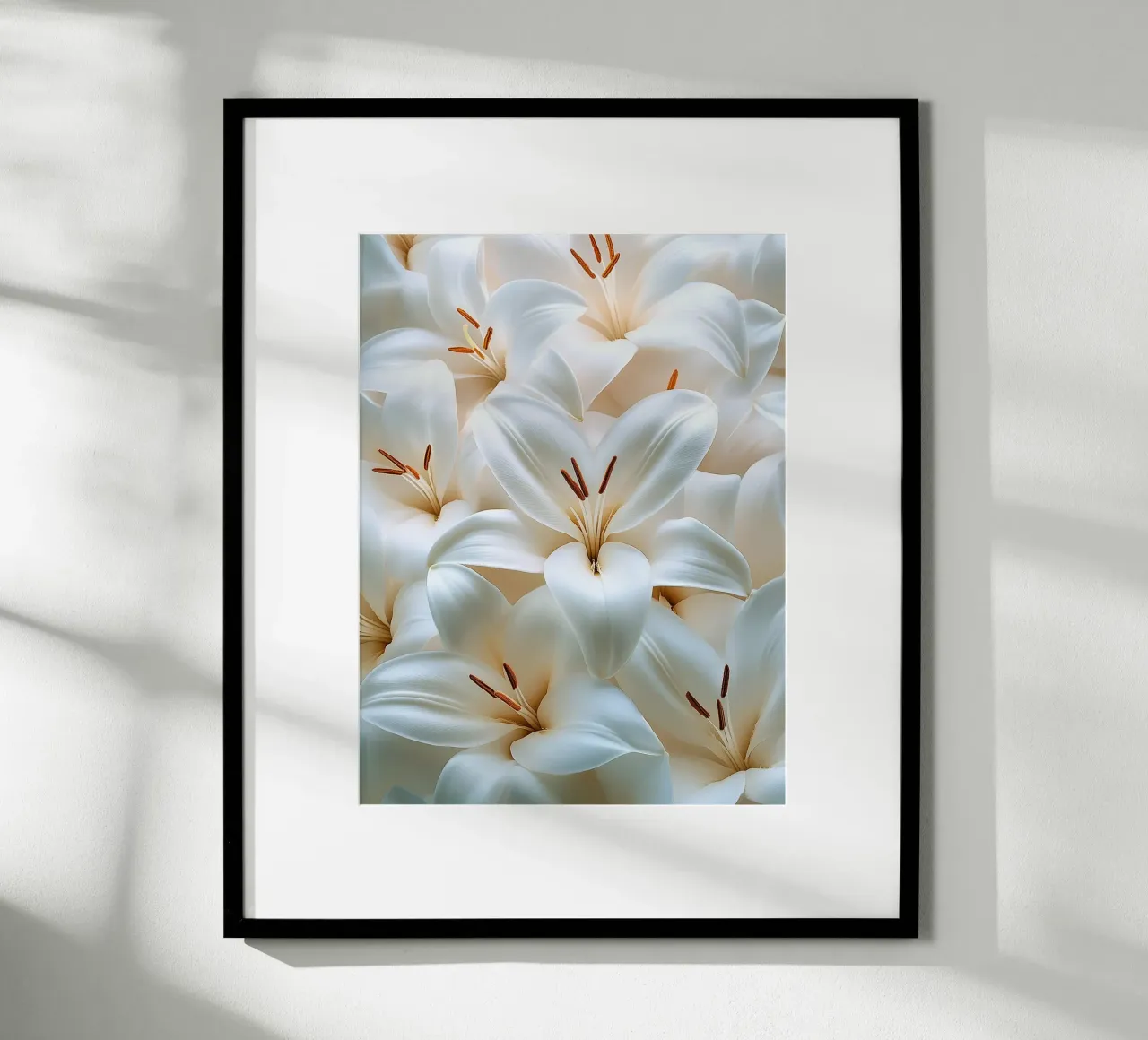 Mazzo di gigli bianchi carta hahnemühle da Flora & Horizon