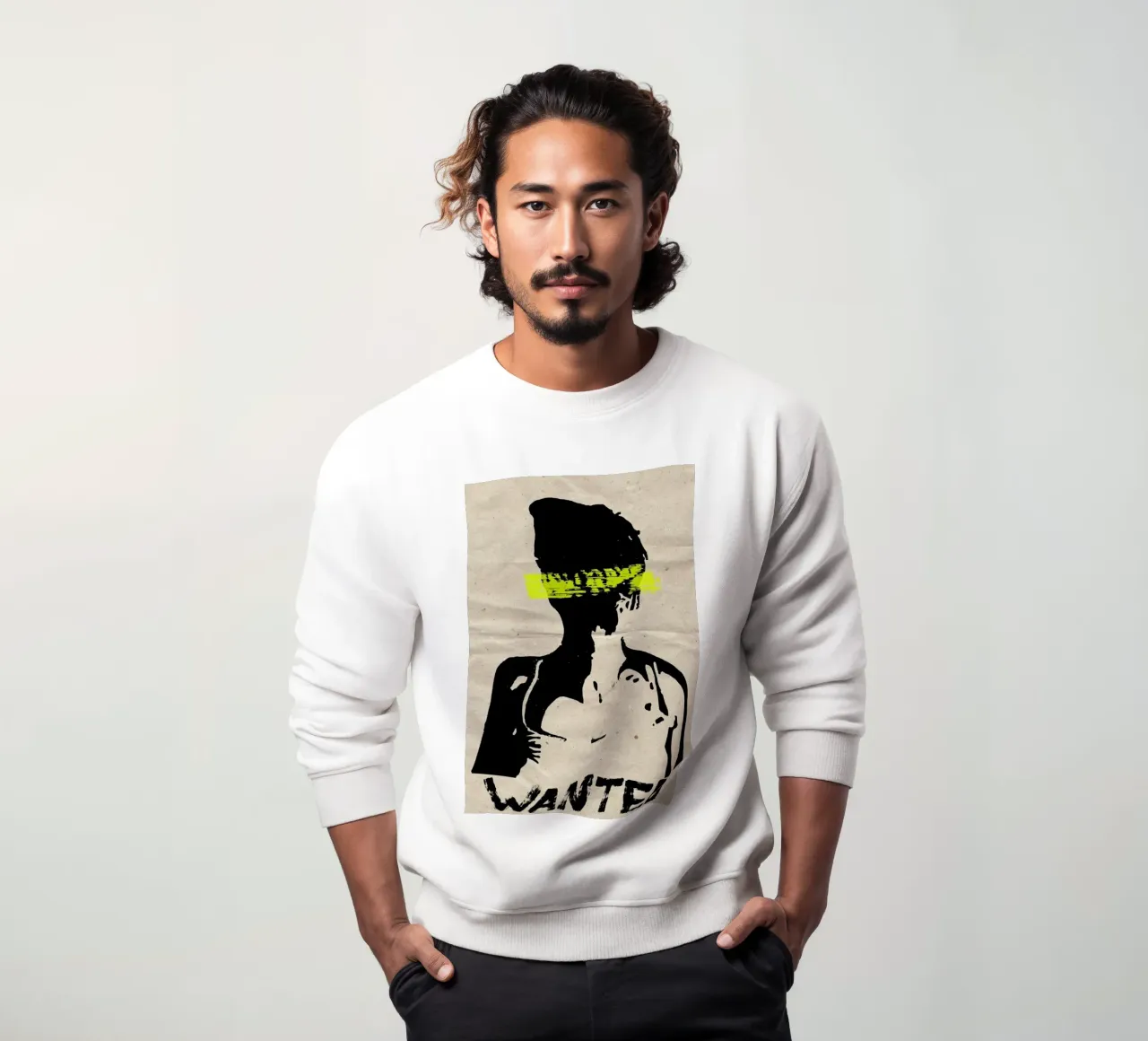 Wanted sweatshirt by Mia Nissen