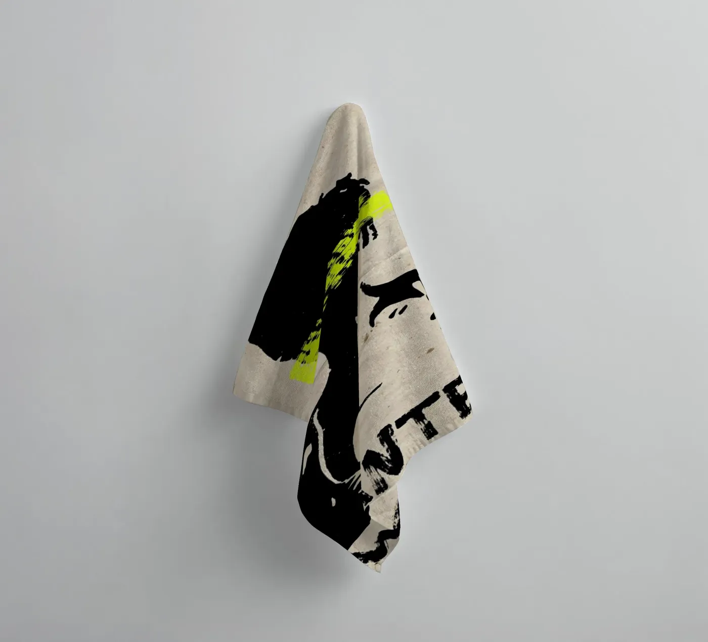 Wanted towel by Mia Nissen